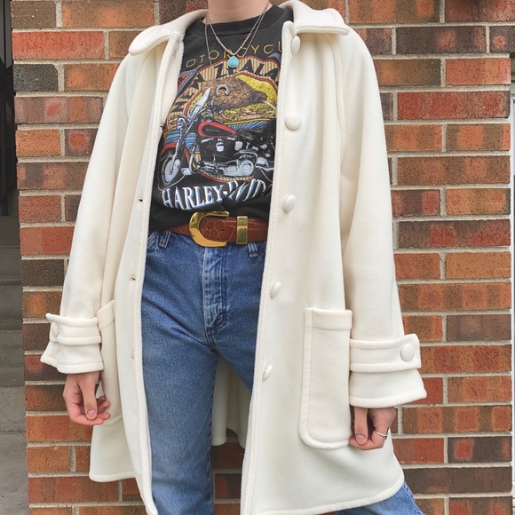 Vintage Jackets & Blazers - ⚡️Vintage Oversized Teddy Button Coat